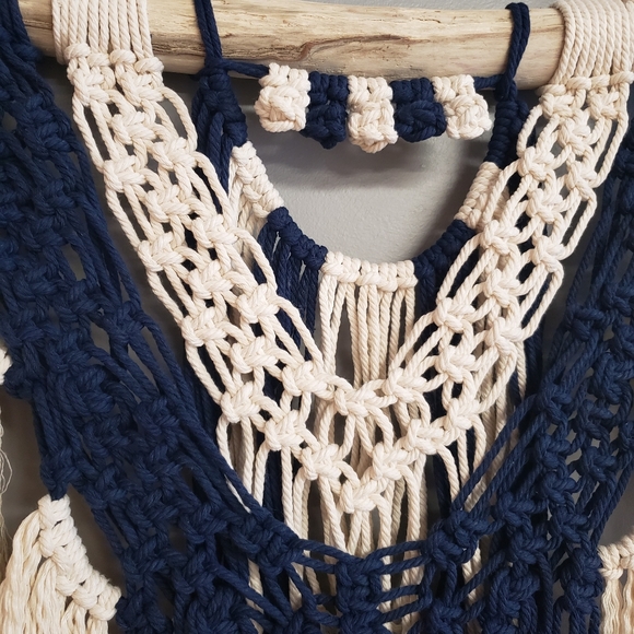 Hand Made Macrame Wall Hanging - Picture 3 of 5